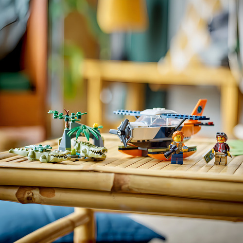 Lego City Exploradores De La Jungla: Hidroavion 60425 - Qr!