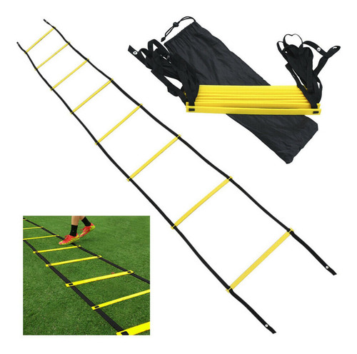 Escalera De Entrenamiento De Velocidad Agility 6m 12 Junta