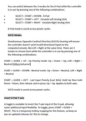 Controlador Codificador De Juegos De Lucha Flatbox Hitbox Ar