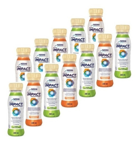 Impact Nestle, Kit C/12, (pessego, Torta De Limâo) 6 De Cada