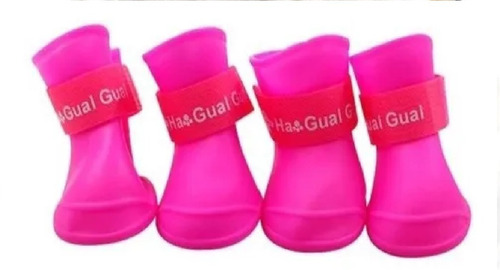 Botitas De Perro X4 S M O L Botas De Lluvia Silicona Zapato