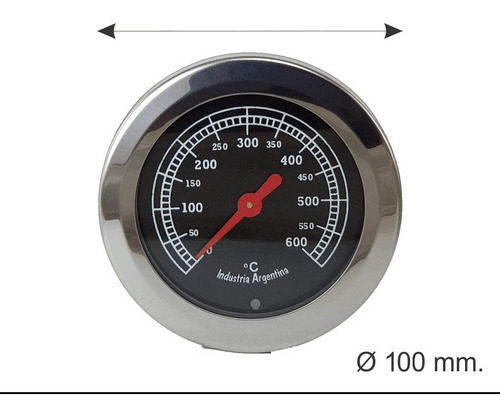 Termometro Pirometro De Horno 600 Grados