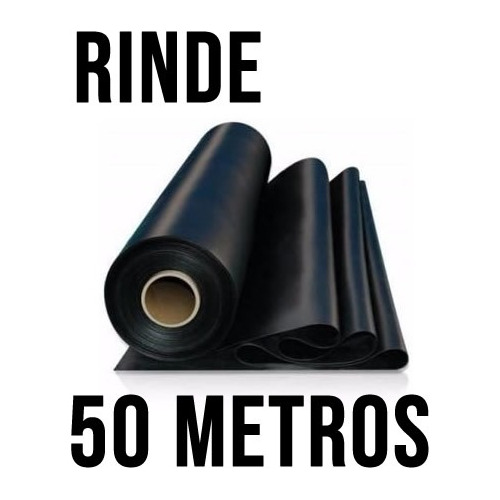 Bolsa Tubo 120 Cm Polietileno Negro 60 Mic Bobina X 50 M Negro