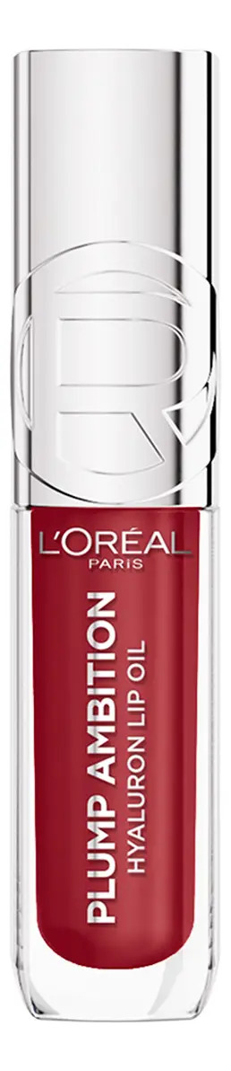 Lip Oil Para Labios Glossy, Brillo Labial Voluminizador Con Ácido Hialurónico Plump Ambition De L'oréal Paris