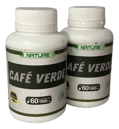  Cafe Verde Adelgazante El Mejor X 2 Frascos De 60 Capsulas