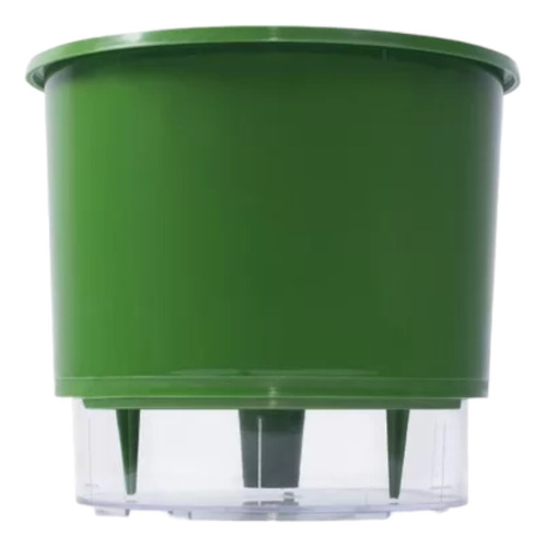 Vaso Autoirrigável N02 12,6cm x 11,4 Cor Verde Raiz