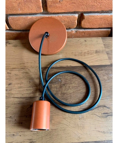 Luminaria Pendente Aranha* Spider Octoplus 2 Fios 2m Cobre 110v/220v