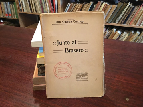 Juan Guzmán Cruchaga Junto Al Brasero New York 1914 Primera