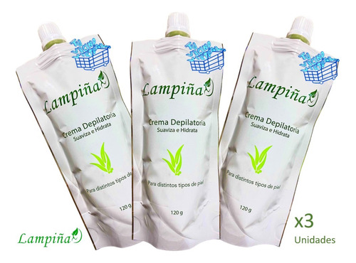 Crema De Depilacion Lampiña X3 - g a $125