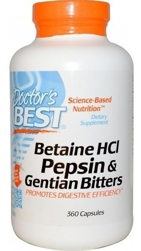 Betaina Hcl 360 Capsulas 650mg