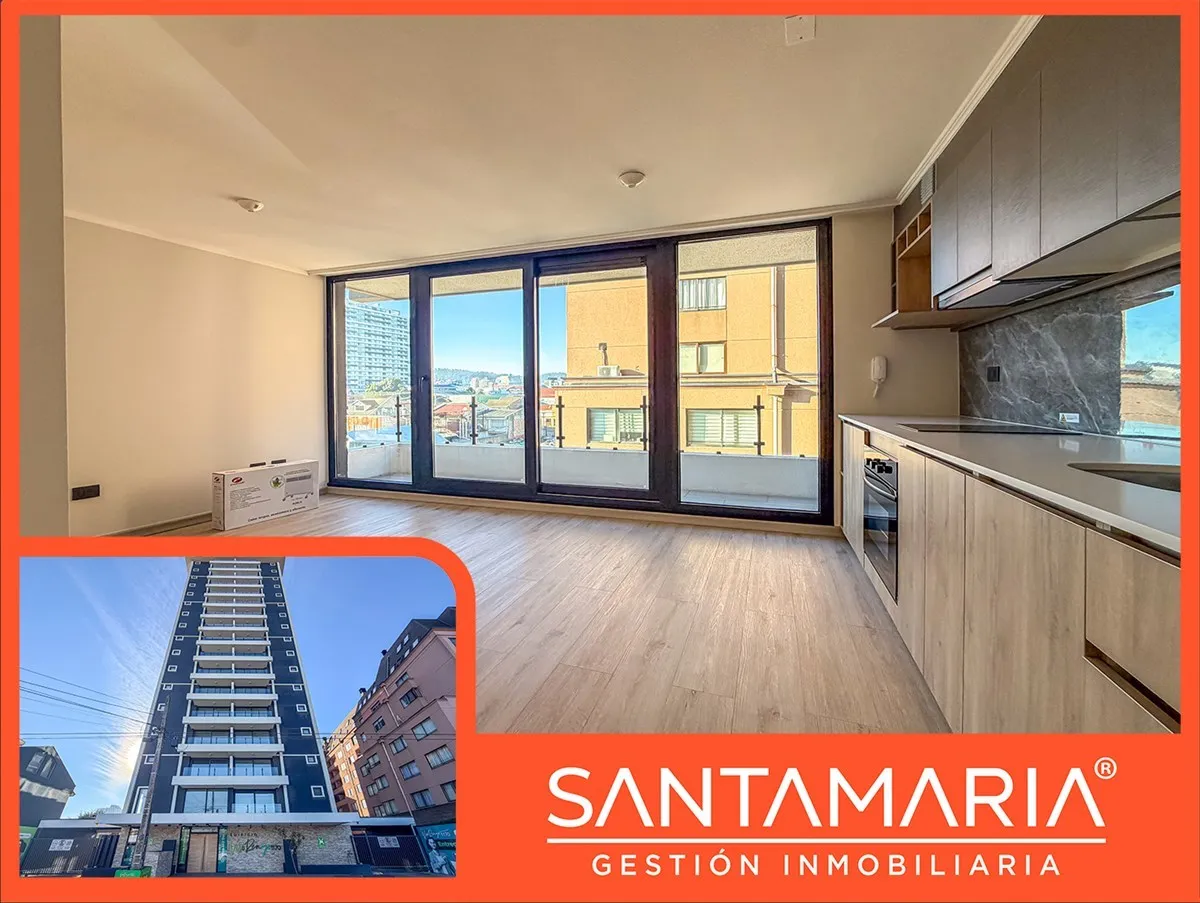 Imagen 1 de 15 de Arriendo Dpto. 1 Dormitorio Con Estac En Rengo, Concepción