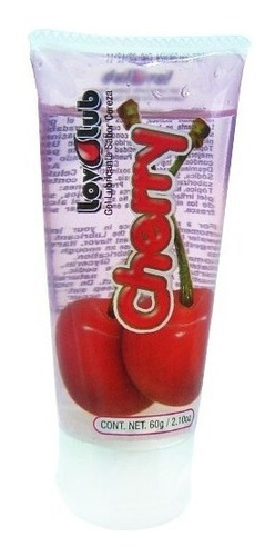 Lubricante Lovlub 60g Comestible Vaginal Anal Base Agua Sabor Cherry