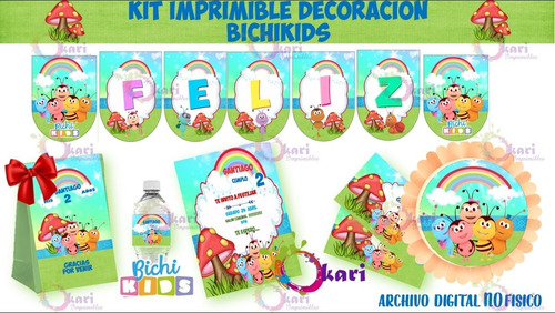 Kit Imprimible Bichikids