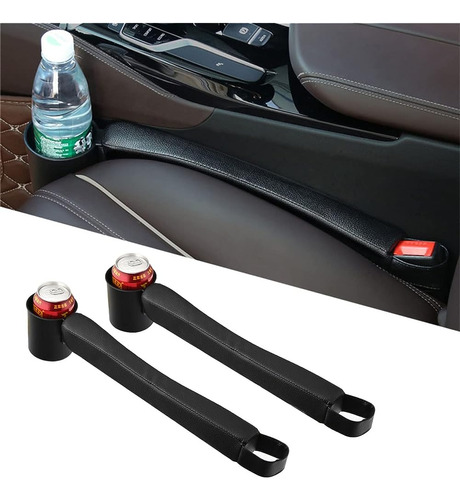 ~? Tumecos Car Seat Gap Filler Pad Pu Leather Console Side P