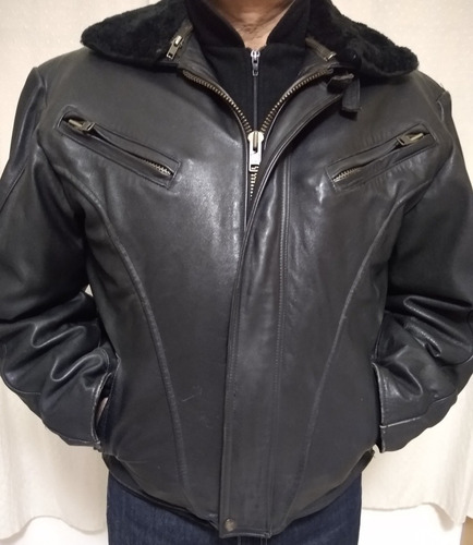 Campera Cuero Moto Legítimo 100 %