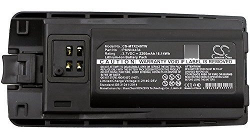 Batería De Repuesto Para Motorola Rmu2040 Rmu2080 Rmu2080d R