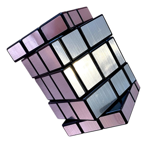 Cubo Rubik Magico 3x3x5 Mirror Plateado Espejo 5x3x3 Silver Plata / Silver