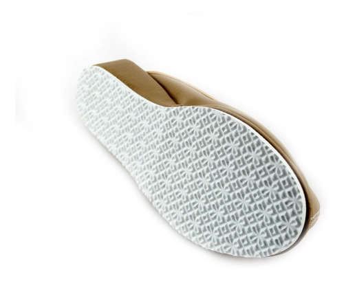 Pantuflas Suecas, Mujer, Beige, Sandalias De Descanso.