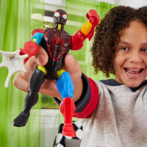 Figura De Acción Spider-man Miles Morales 12,7 Cm Hasbro