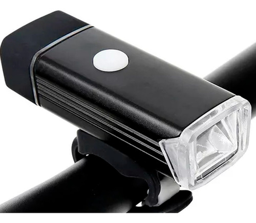 Farol Lanterna Bike Led 4 Funções Recarregável Usb Forte