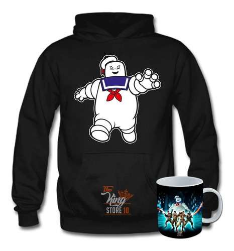 Poleron + Taza, Ghostbusters, Caza Fantasmas, Stay Puft, Xxxl / Kingstore10