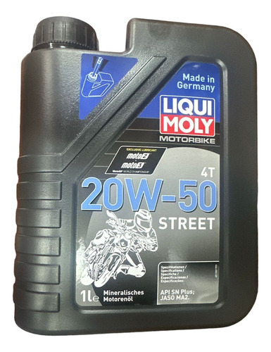 Aceite Para Motor Liqui Moly Street 20w-50