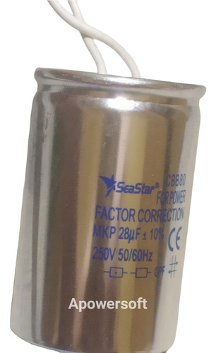 Condensador - Capacitor De 25mf 250v Para Luminarias 