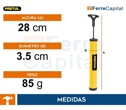 Bomba Manual Compacta Ligera Para Inflar Balones