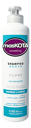 Shampoo para perro/gato masKOTA Cosmética Puppy suavizante hipoalergénico en botella de 300mL
