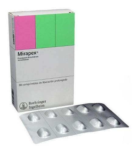 Mirapex/pexola 1.0 Mg 30 Comp