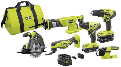 Kit Herramientas Eléctricas Ryobi 18v Inalámbricas