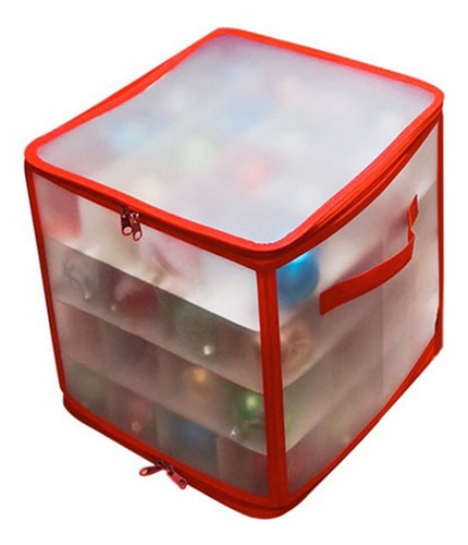 Caja De Almacenamiento De Bolas De Navidad Para Decoración D