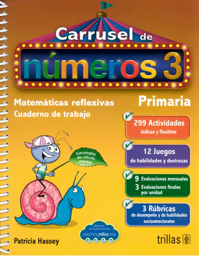 Carrusel De Números 3 Primaria - Patricia Hassey - Trillas