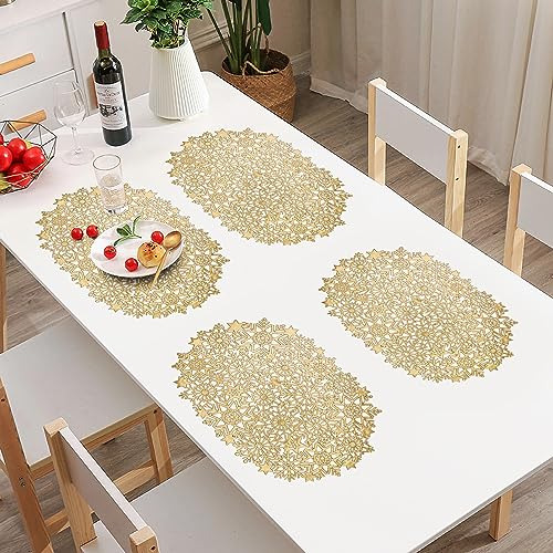 Juego De 6 Individuales De Copos De Nieve Para La Mesa De Ce