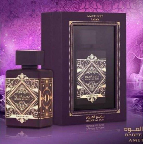 Perfume Arabe Importado Badee Al Oud Amethyst Edp Lattafa 100ml Marcante E Poderoso