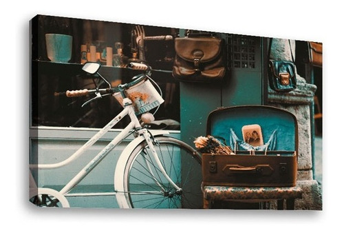 Cuadro Decorativo Canvas Moderno Bicicleta Vintage