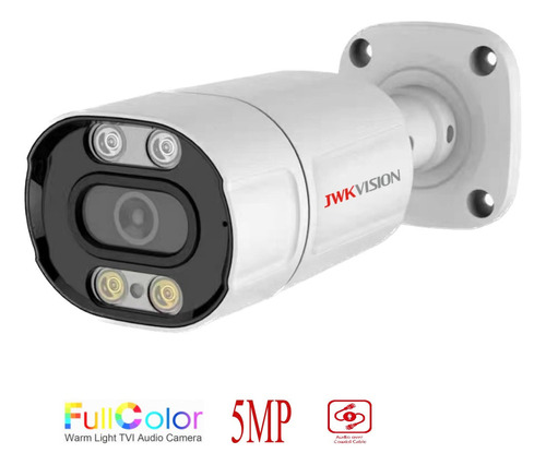 Camara Bullet 5mp Coaxial Audio 3.6mm Jwk Vision 