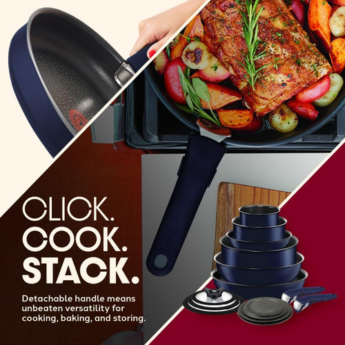 T Fal Ingenio Juego De Utensilios De Cocina Antiadherentes