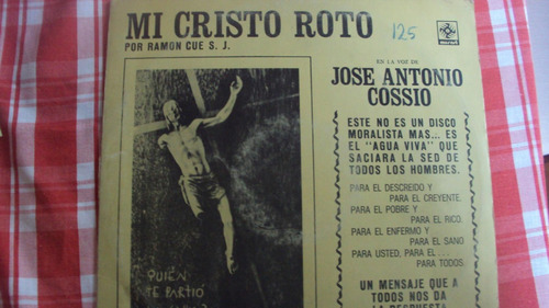 Vinilo Lp Mi Cristo Roto Por Ramon Cue