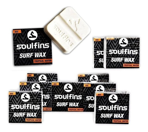 Parafina Surf Prancha Wax Caixa 10 Unidades Soulfins 80gr