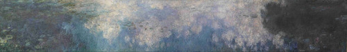 Lienzo Canvas Arte Claude Monet Water Lilies 1920-26 46x300