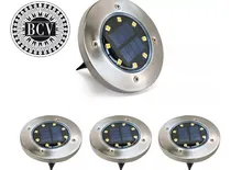 Comprar 4 Lamparas Solar Exteriores 8 Led Empotrable