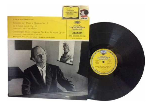 Lp - Acetato - Beethoven - Conciertos Para Piano Y Orquesta