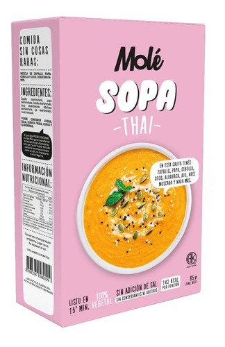 Sopa Thai Molé X 85 Gramos