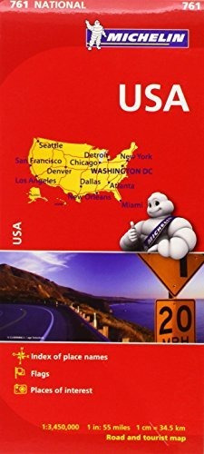 Michelin Usa Road Map (maps/country (michelin)) [idioma Ingl