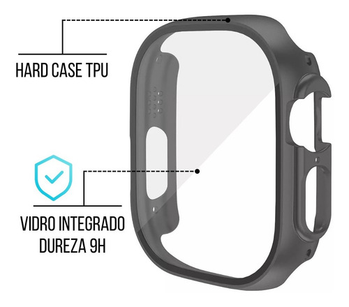 Funda con película protectora integrada para Apple Watch Ultra de 49 mm
