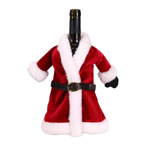Traje De Navidad Para Botella De Vino