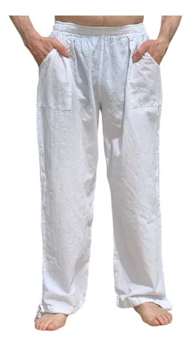 Ropa de yoga blanca para yogi - Pantalones de yoga para hombre | Achamana -  Achamana