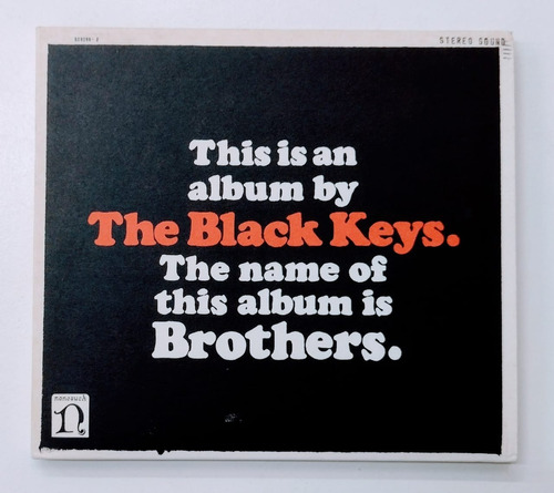 Cd The Black Keys Brothers Digipak Importado