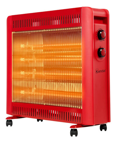 Calefactor Electrico Cuarzo Kc-220 Rojo Kendal